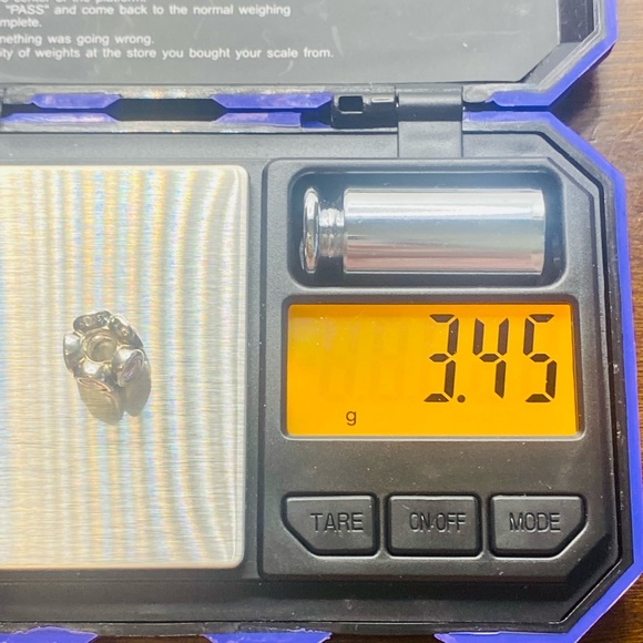 EUC Pandora 790311PCZ Sterling Silver w/ Pink Zirconia Oval Lights Charm - Picture 9 of 9